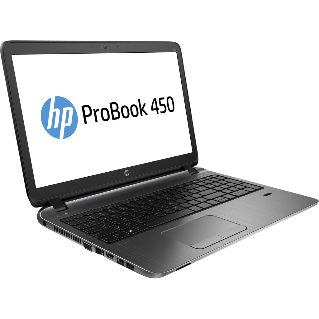 Burgundy HP Probook 450 G2 14" Laptop Intel i3 1.70 GHz 8 GB 128 GB SSD Windows 10 Pro - (Refurbished)