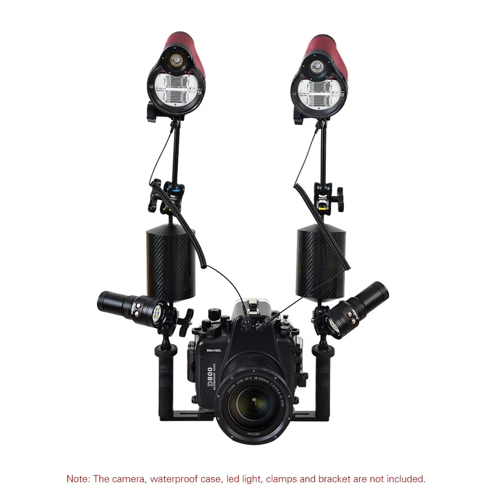 Sea frogs Flash lamp,Optic Cable Case With Optic Cable St-100- Waterproof Max. Waterproof Max. 100m/328ft 5600k With Optic 100m/328ft 5600k With Qisuo Dsfen