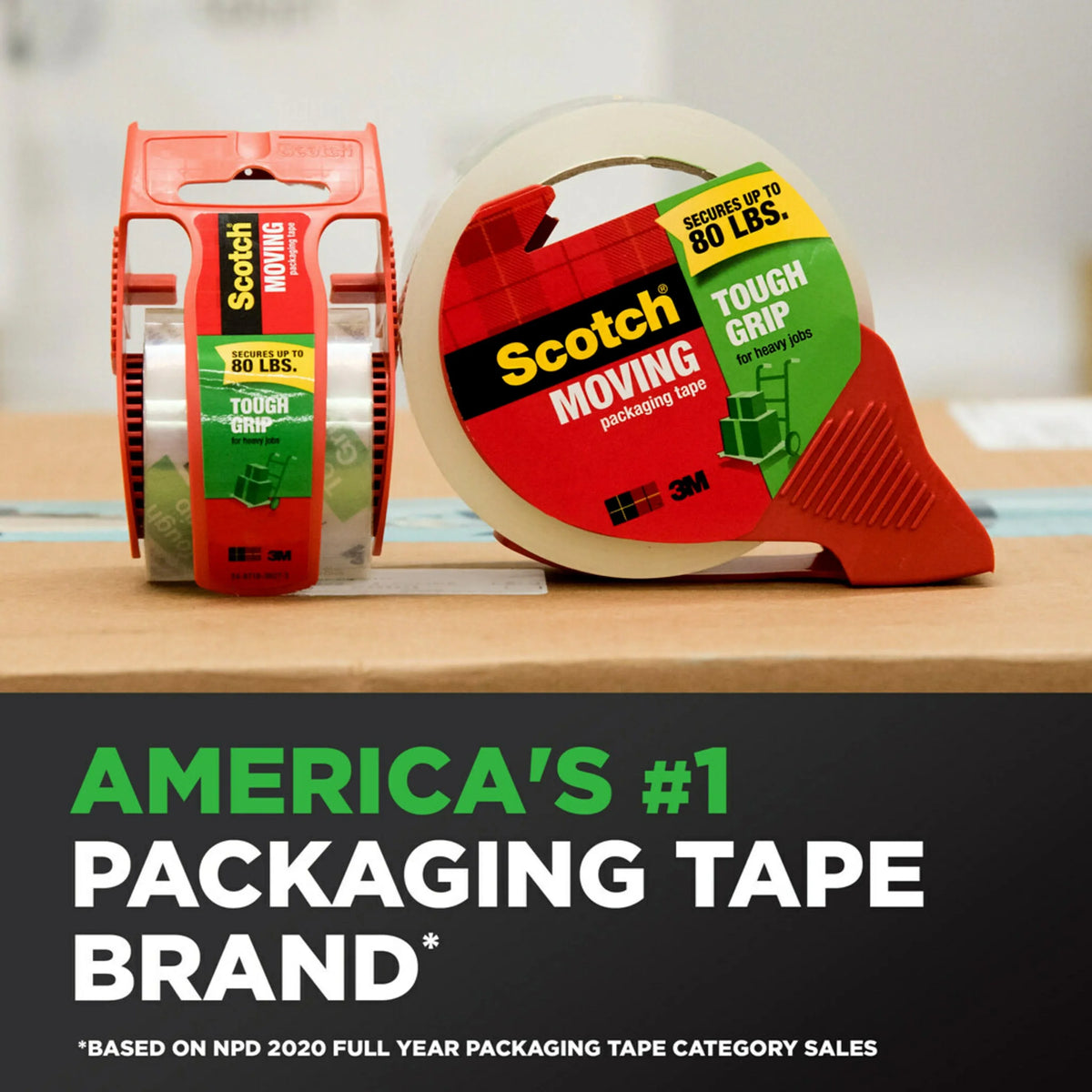 Scotch® Packaging Tape, 1.88 in x 38.2 yd