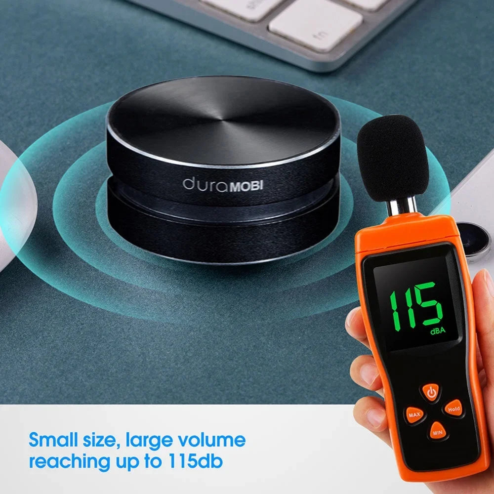Wirelessly BT Speaker Bone Conduction Speakers Mini Portable Loud Stereo Sound Built-in Mic Sound Box Crimson