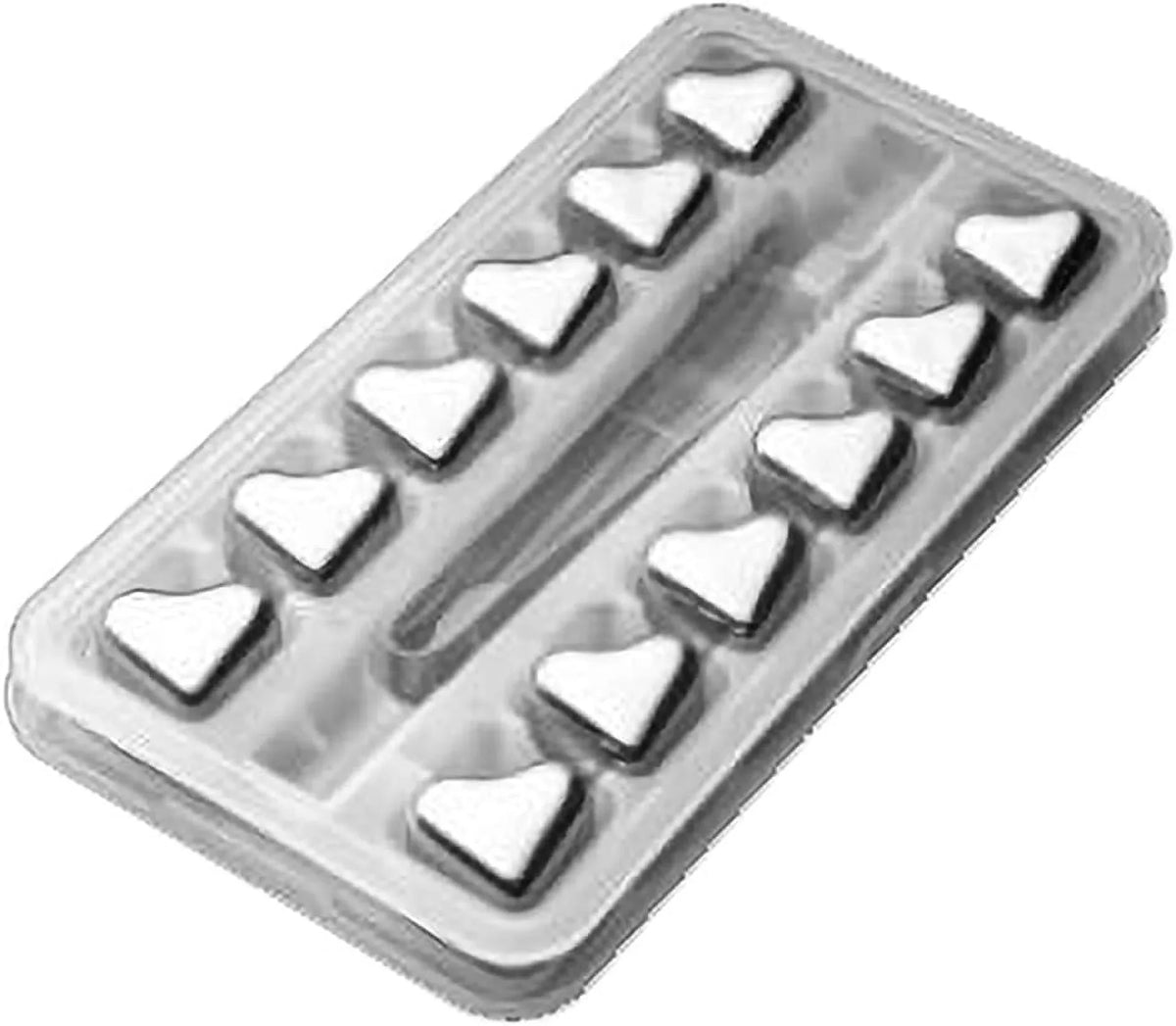 Stainless Steel Whisky Stones Metal Ice Cube Reusable Chilling Rocks Cooling for Scotch Whisky Wine Gin Tonic Drinks Party Men Female Pieces,Color:Heart-Shaped)