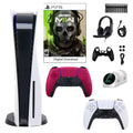 Sony PlayStation 5 Core Console with Call of Duty: Modern Warfare II with Accessories and DualSense Controller in Cosmic Burgundy