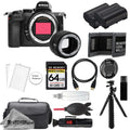 Nikon Z5 Mirrorless Digital Camera (Body) w/ FTZ II Mount Adapter+ 64GB + Extra Battery+ Tripod- Accessory Kit
