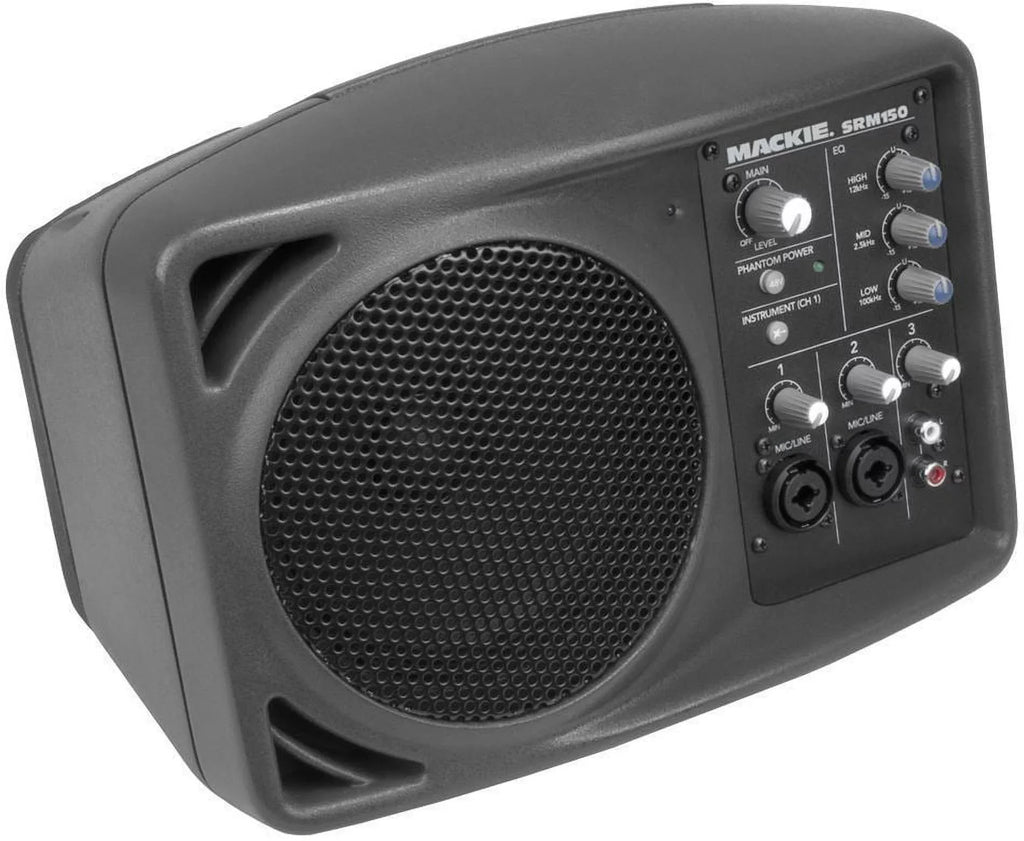 New Mackie SRM150 Ruby Active PA Monitor Speaker + SRM-150 Travel Bag