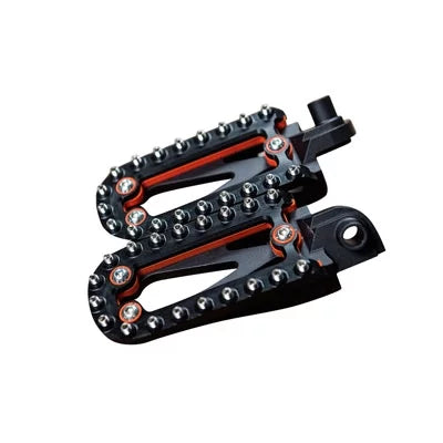 Fasst Impact Adventure Pegs Black/Orange for KTM 380 SX 1998-2002