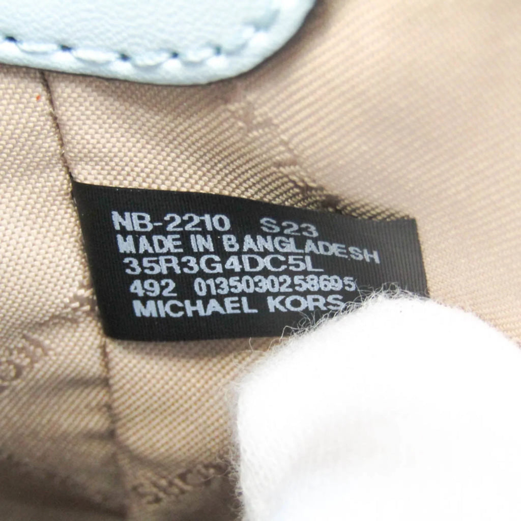 Pre-Owned Michael Kors DOVER 35R3G4DC5L Female Leather Shoulder Bag Light Blue (Good)