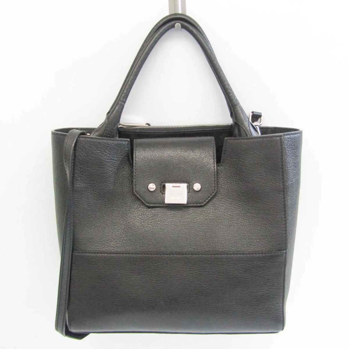 Pre-Owned Jimmy Choo Robin Feminine Leather Shoulder Bag,Tote Bag Black (Good)