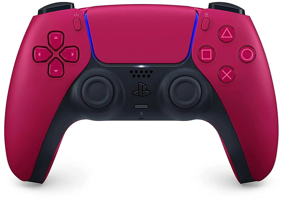Sony Playstation 5 Disc Version (Sony PS5 Disc) with Cosmic Burgundy Extra Controller, Far Cry 6 and Microfiber Cleaning Cloth Bundle