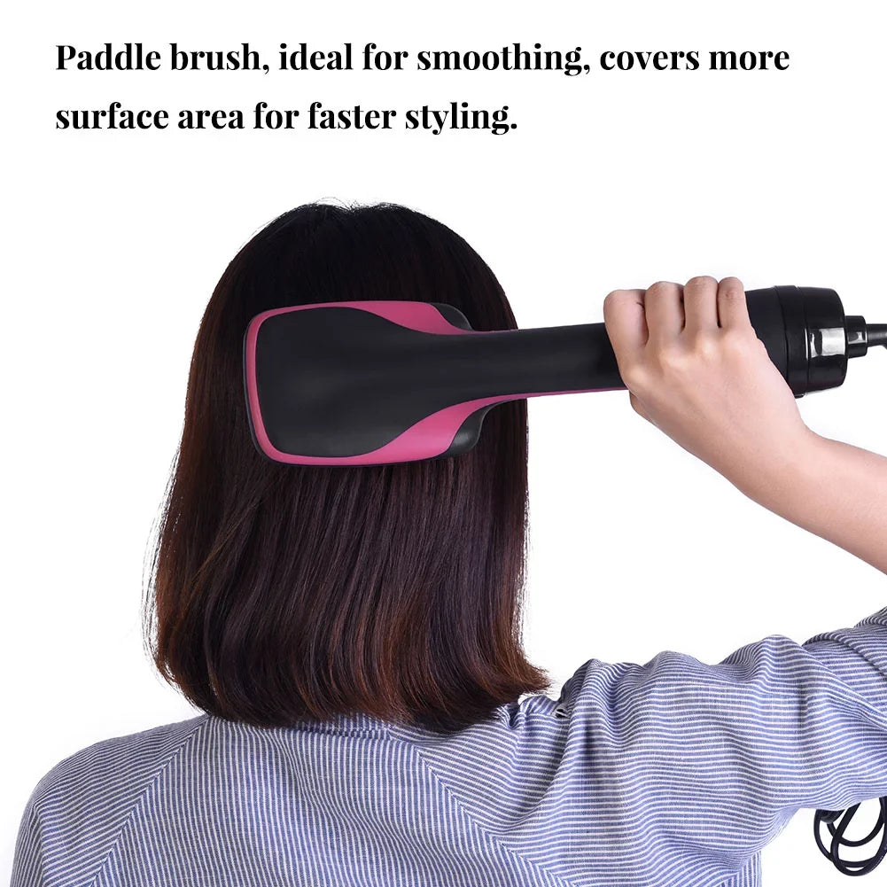 2 In 1 Multifunctional Anion Hair Dryer Brush Comb Styler Frock Tool, Hair Blow Dryer, Paddle Brush