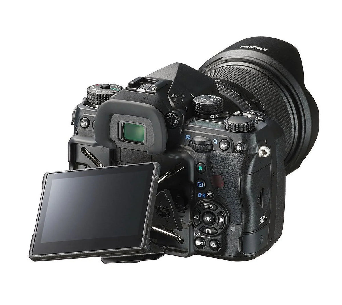 Ruby Pentax K-1 Mark II 36MP Weather Resistant DSLR with 3.2" TFT LCD, Body Only, Black Refurbished