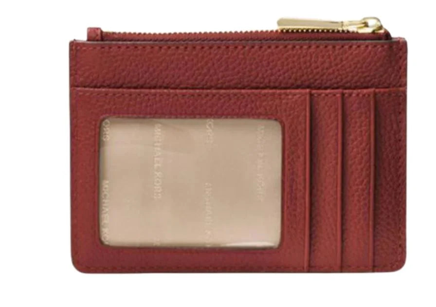 MICHAEL KORS Ruby Leather Coin Purse