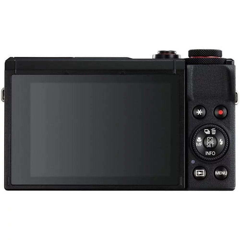 Canon PowerShot G7 X Mark III Digital Camera (Black) (Intl Model) Bundle with 16GB SD Card, 57" Tripod, Flexible Tripod, Padded Bag, and 6Ave Cleaning Kit