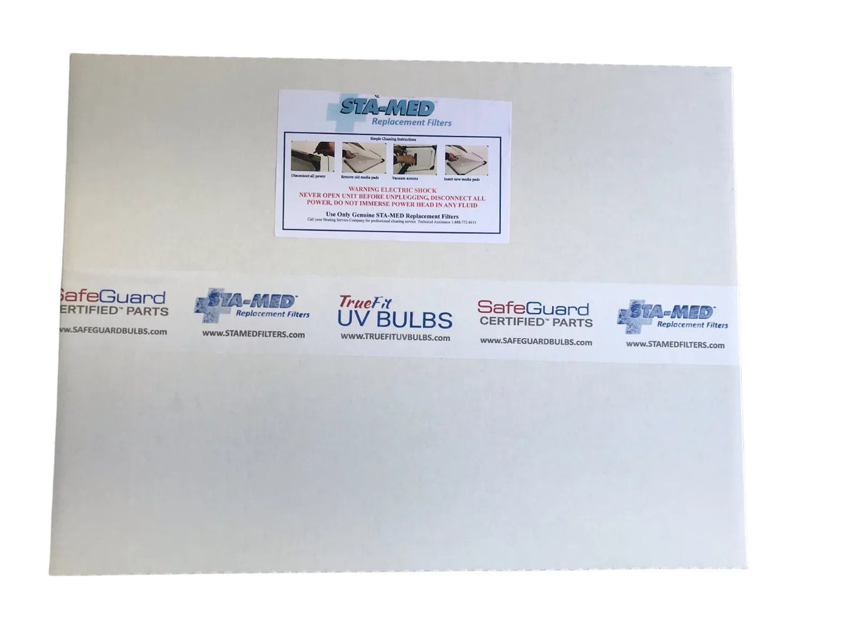AmClean Comfort 16x25 AE 10 Replacement Media Filter Pad Refills Year Supply (4 Pack)