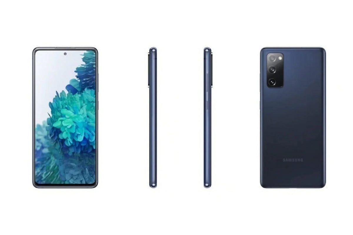 Crimson Samsung Galaxy S20 FE 5G G781V (Verizon Unlocked) 128GB Cloud Navy (Grade A) w/ Wireless Charger (Refurbished)