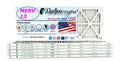 Glasfloss 12x30x1 - MERV 13 -Qty:6 - Furnace Air Filter - Made in USA (Actual Dimensions 11.5 x 29.5x7/8 inch)