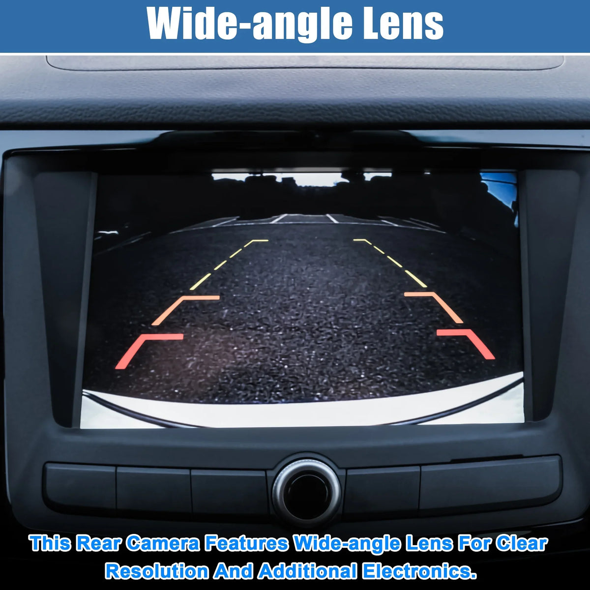 Unique Bargains Car Rear View Backup Parking Camera Replacement for Chevy Silverado 2500 3500 Black