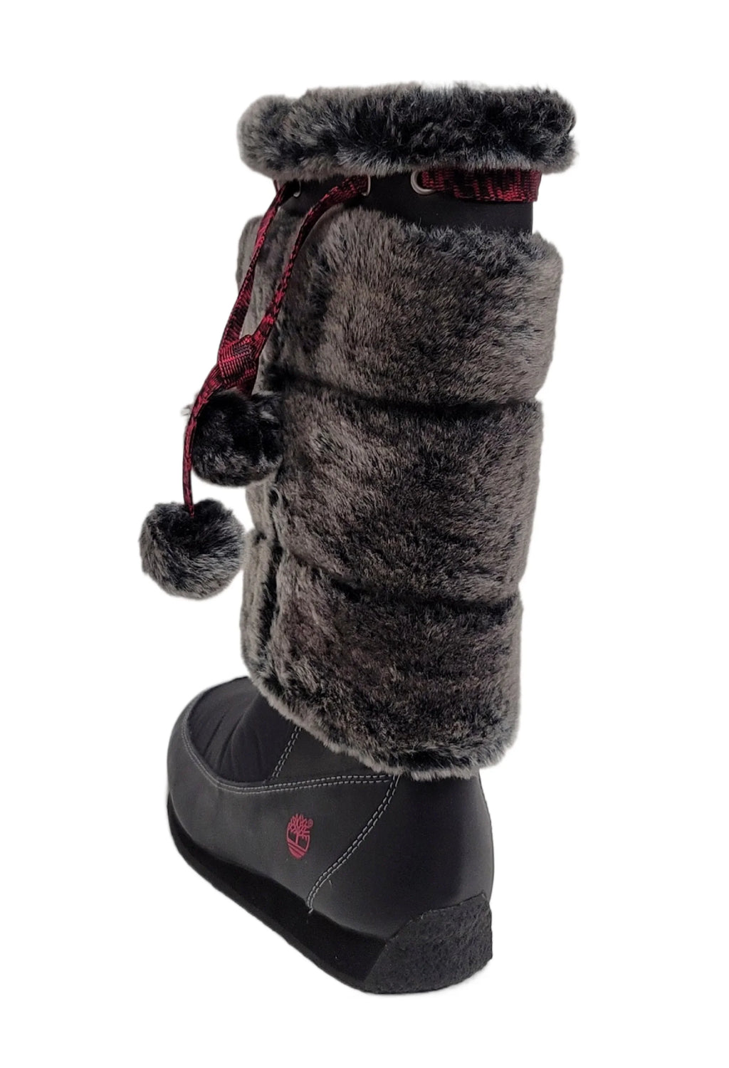 Timberland Junior Big Kid Winterberry Tall Fur Medium Boot Black 59994 Proportion 4.5 US