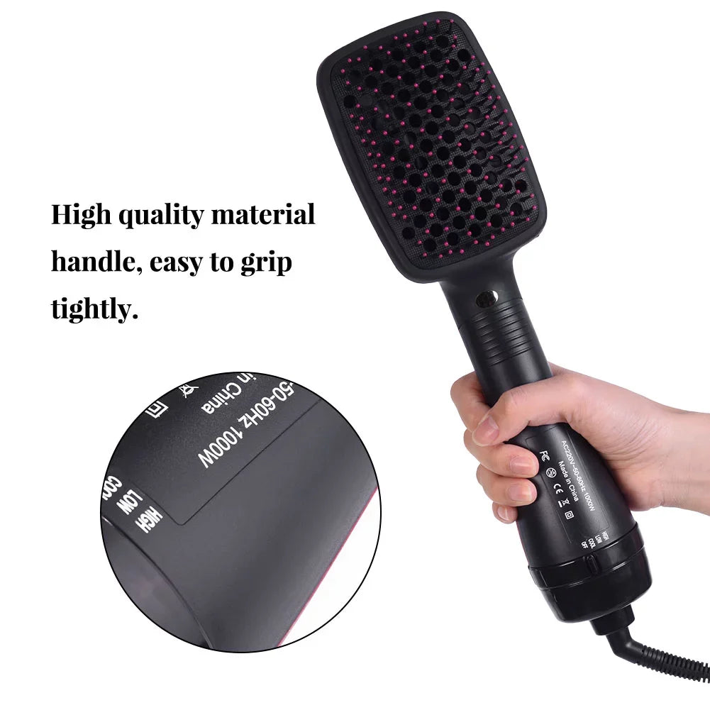 2 In 1 Multifunctional Anion Hair Dryer Brush Comb Styler Frock Tool, Hair Blow Dryer, Paddle Brush