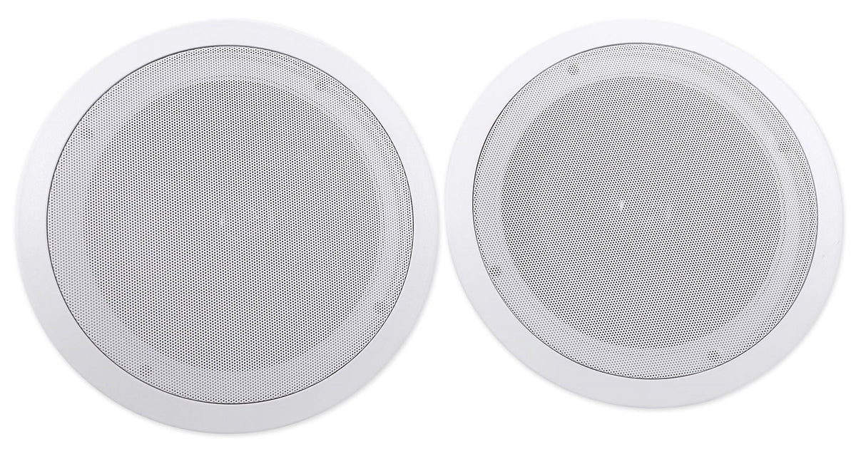 Rockville 4-Room Home Ceiling Speaker System w/ (8) 8" Speakers+4-Zone Receiver