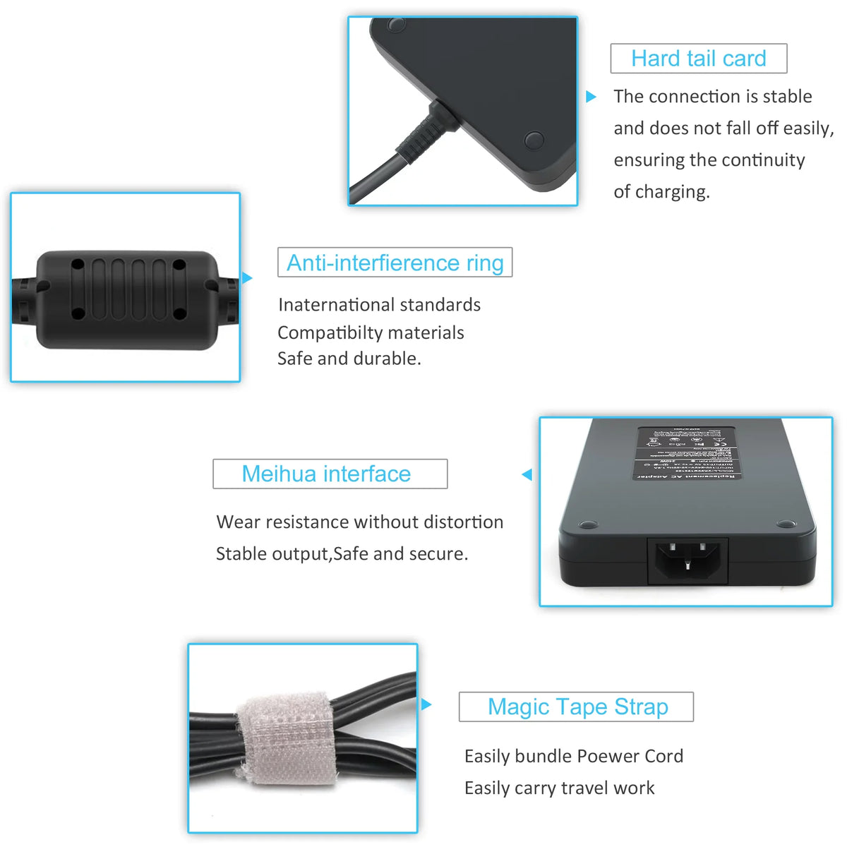 240W 180W AC Adapter Laptop Charger for Dell Alienware 17 15 13 R1 R2 R3 R4 R5 M15 M17 M17x x51,Precision 7710 7540 M6400 M6500 M4300 Dell G3 G5 G7 Series Power Supply Cord