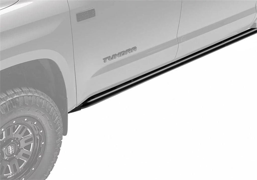 N-Fab by RealTruck Rkr Rails | Scarlet Black | T074Rkrcc | Compatible with 2007-2021 Toyota Tundra Crewmax All Beds, SRW Gas