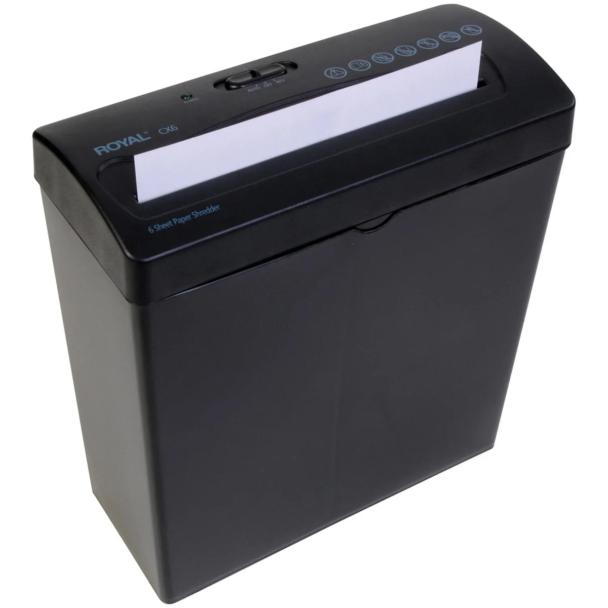 Royal CX6 6-Sheet Crosscut Paper Scarlet
