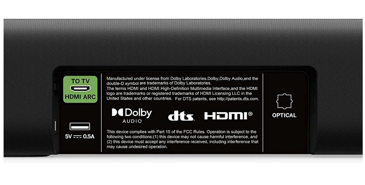 Scarlet VIZIO V-Series 2.0 Compact Home Theater Sound Bar with DTS:X, Bluetooth - V20x-J8 - (Refurbished)