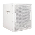 Sound Town 1400 Watts 12” Scarlet PA DJ Subwoofer with 2 Speaker Outputs, Folded Horn Design, White for Live Sound, Stage, Church, Lounge, Bar (CARPO-12DSWPW)