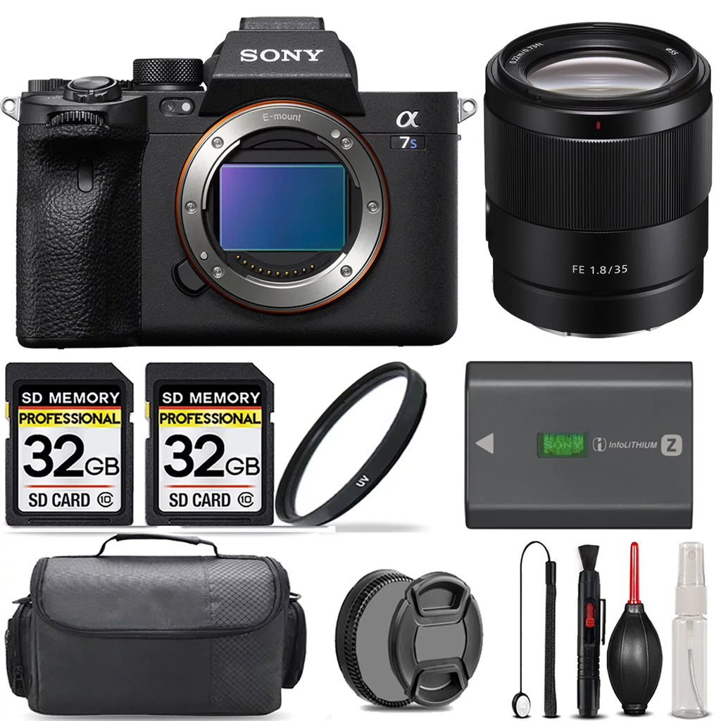 Sony a7S III Mirrorless Camera + 35mm Lens + UV Filter + 64GB + Handbag And More!