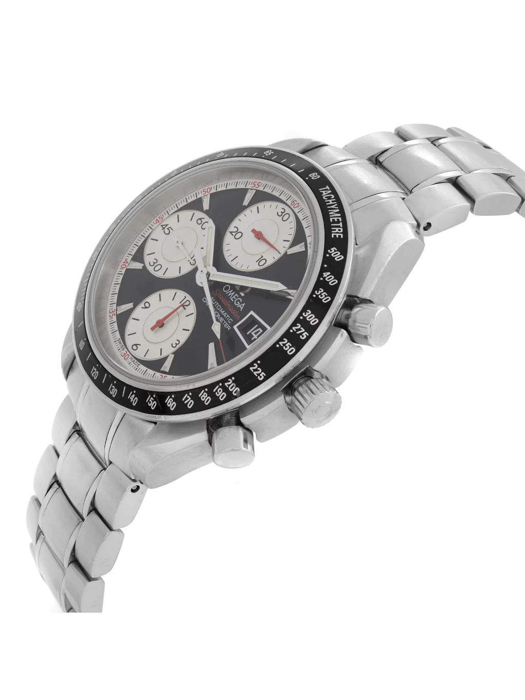 Omega Speedmaster 40mm Steel Black Panda Dial Automatic Mens Watch 3210.51.00