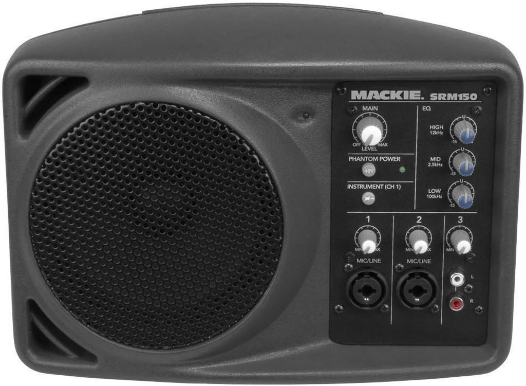 New Mackie SRM150 Ruby Active PA Monitor Speaker + SRM-150 Travel Bag