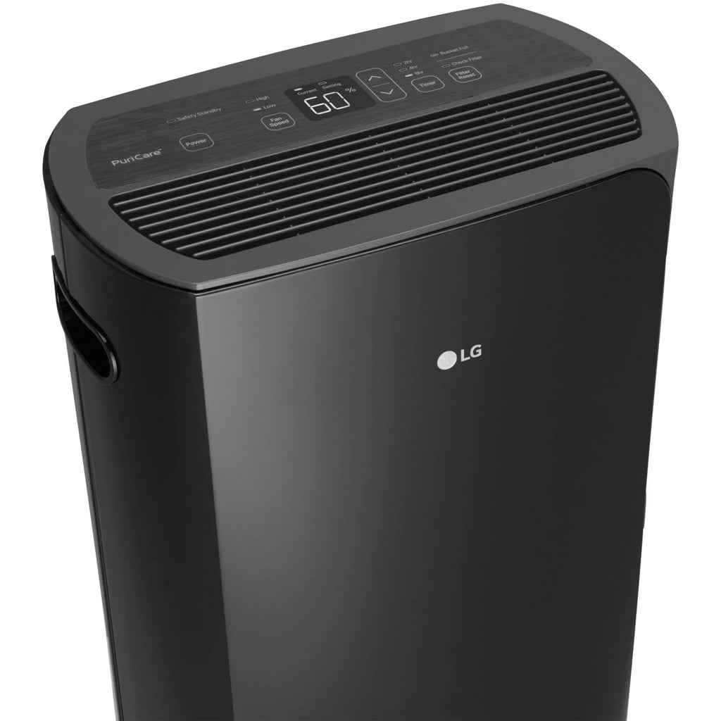 Scarlet LG PuriCare 2019 Energy Star 50-Pint Dehumidifier in Black, (Refurbished)