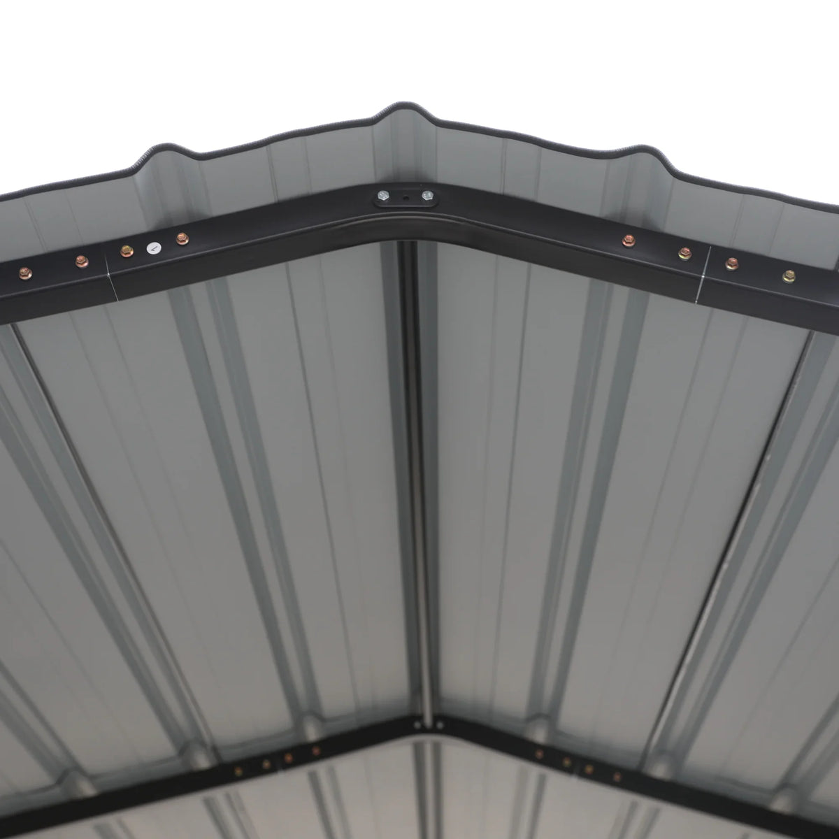 Summit Living 12 x 20 ft Metal Carport with Galvanized Steel Roof, Heavy-Duty Garage Car Storage Shelter, Gray