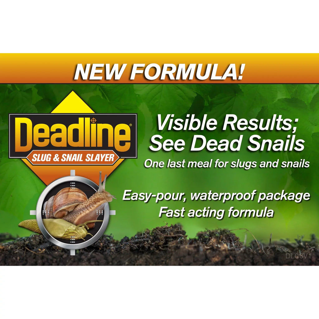 Deadline, Ready-to-Use Pellets, Slug and Snail Killer; 3 lb.