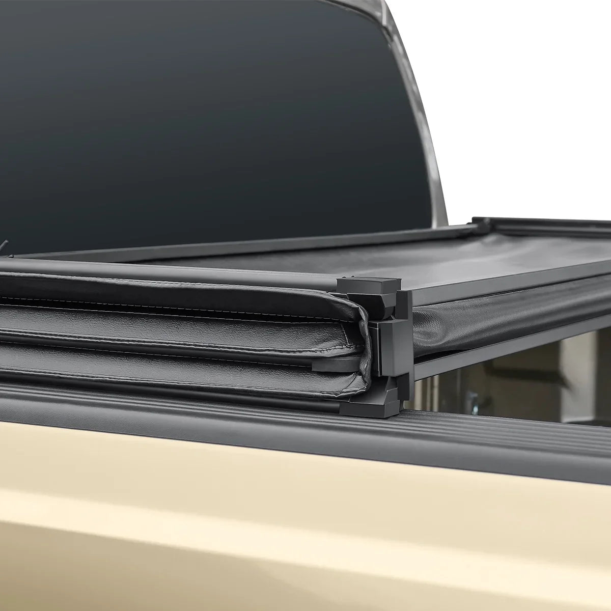 Auto Drive Soft Tri Fold Truck Bed Tonneau Cover Fits 19-23 Ford Ranger 5Ft Bed