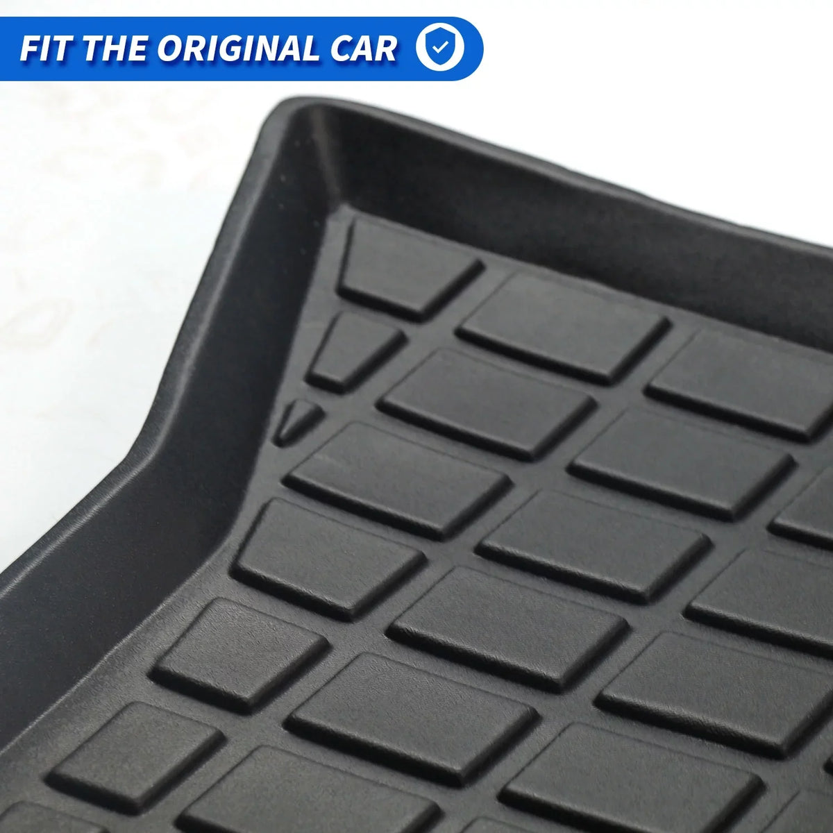 Cargo Liner Fit 2020 Tesla Model Y 7-Seat All Weather Rear Trunk Cover Cargo Tray Floor Mat for Tesla Model Y 2020 SUV Accessory , Black