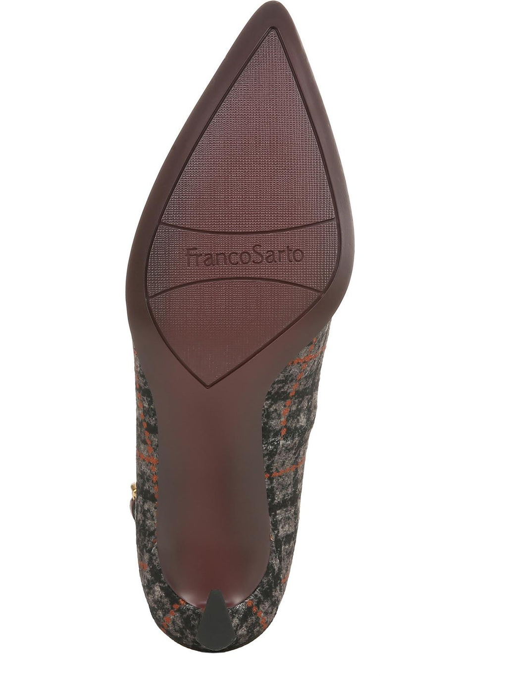 Franco Sarto Feminine Danielle Pattern Ankle Strap Pumps