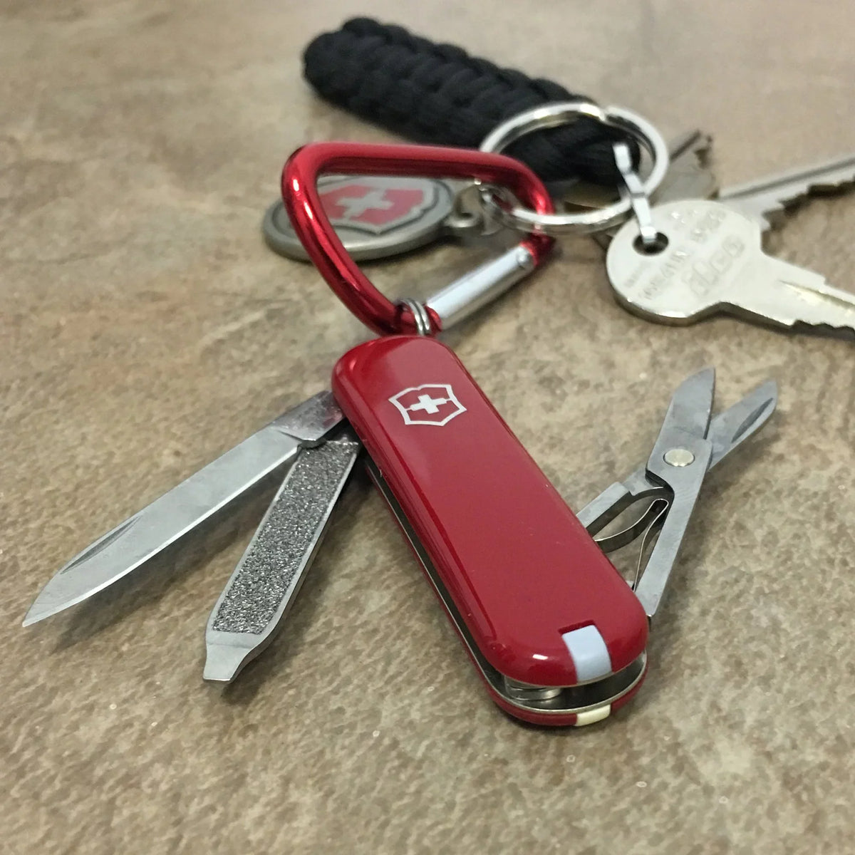 Victorinox Swiss Army Classic SD Pocket Knife, Ruby