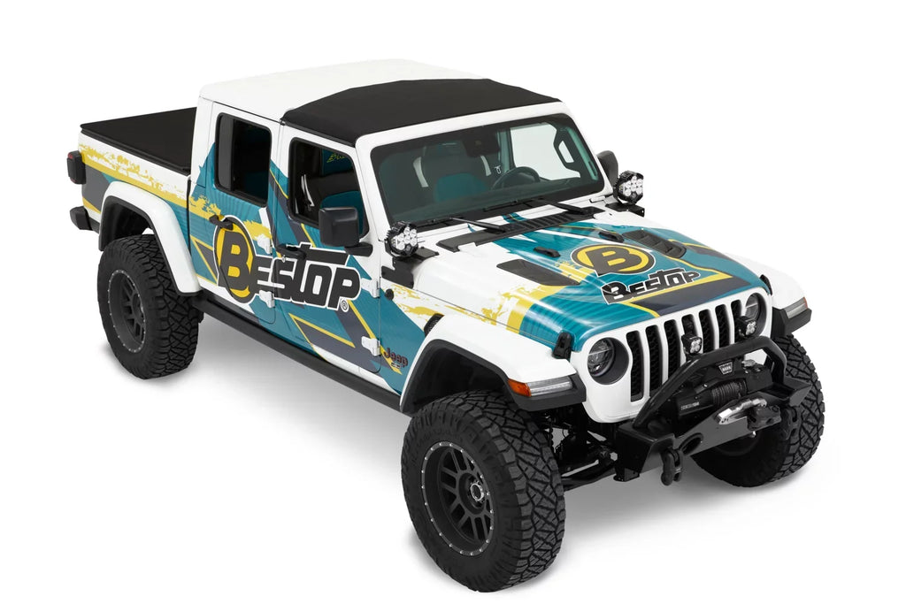 Bestop 52454 17 Sunrider For Hardtop Black Twill For Use W/Hard Top Superseded
