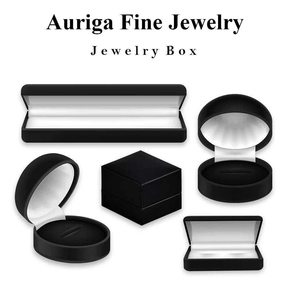 Auriga Fine Jewelry 925 Sterling Silver Rhodium Plated 7.5mm Figaro Bracelet 9 inch for Female