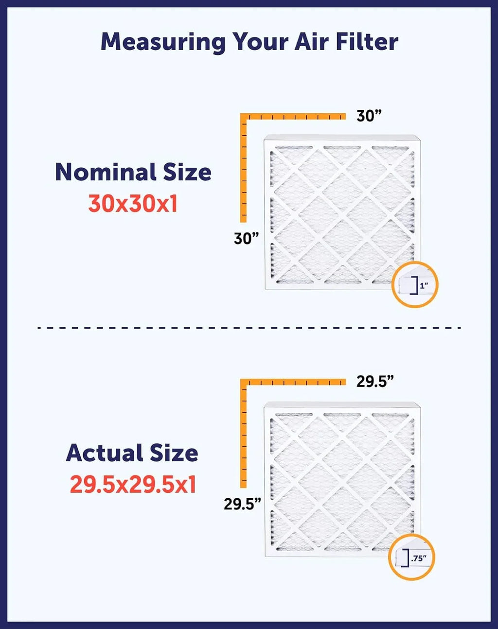 Filter King 38x32.5x1a Air Filter | 4-PACK | MERV 8 HVAC Pleated A/C Furnace Filters | MADE IN USA | Actual Proportion 38 x 32.5 x .75"