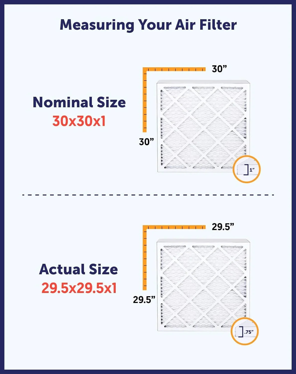 Filter King 38x32.5x1a Air Filter | 4-PACK | MERV 8 HVAC Pleated A/C Furnace Filters | MADE IN USA | Actual Proportion 38 x 32.5 x .75"