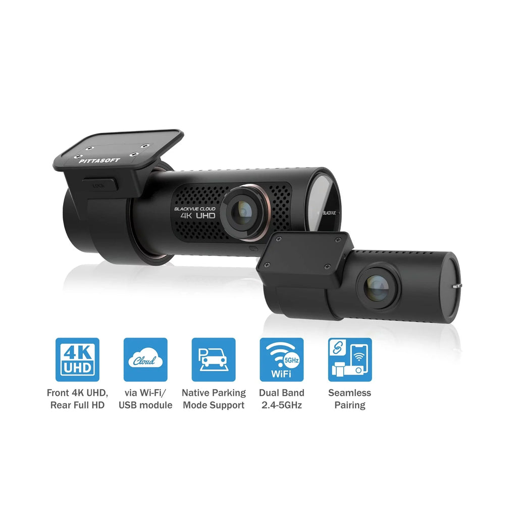 Burgundy BlackVue DR900X-2CH Cloud Dashcam Plus with 64GB microSD Card 1.5 lb (Refurbished)