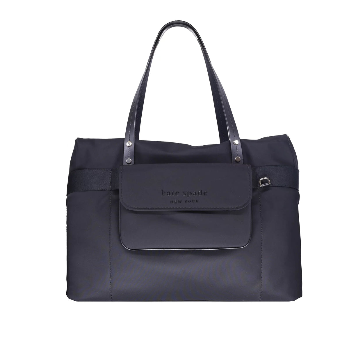Kate Spade Journey Nylon Adult Girls Duffle Bag Black