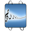 GCKG Lovely Melody Music Notes Pet Car Seat Cover Dog Car Seat Mat Hammock Cargo Mat Trunk Mat For Cars Trucks and SUV 54x60 inches