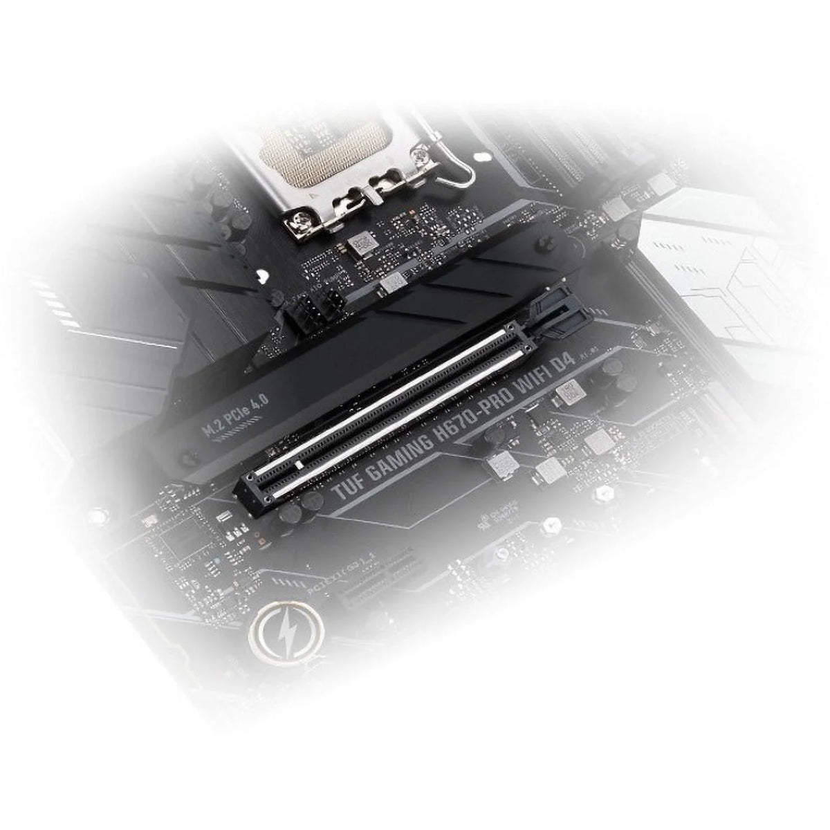 ASUS TUF GAMING H670-PRO WIFI D4 LGA 1700 (Intel 12th &13th Gen) ATX Gaming Motherboard (PCIe 5.0, DDR4, 14+1 DrMOS, 4xPCIe 4.0 M.2 Slots, WiFi 6, 2.5 Gb LAN, Front USB 3.2 Gen 1 Type-C)
