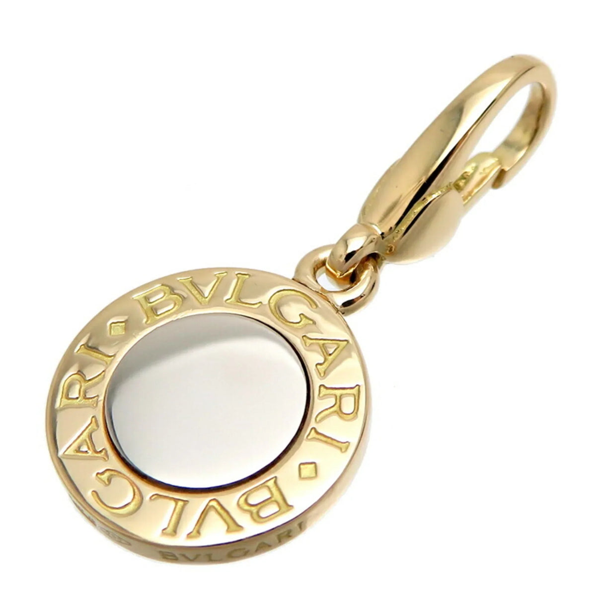 Pre-Owned BVLGARI Female and Men's Charm 750 Yellow Gold (Good)
