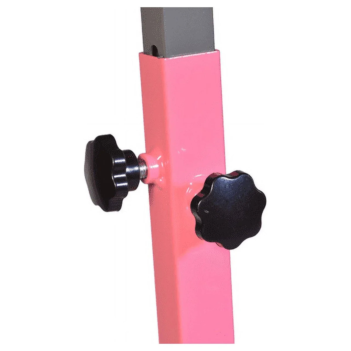 5 Star-TD Blush Gymnastic Kip Bar for Kids, Expandable 3-5 FT, Adjustable Height Horizontal Bar, Heavy Duty Curved Legs, Junior Training Equipment, Home Gymnastics, Strong and Durable