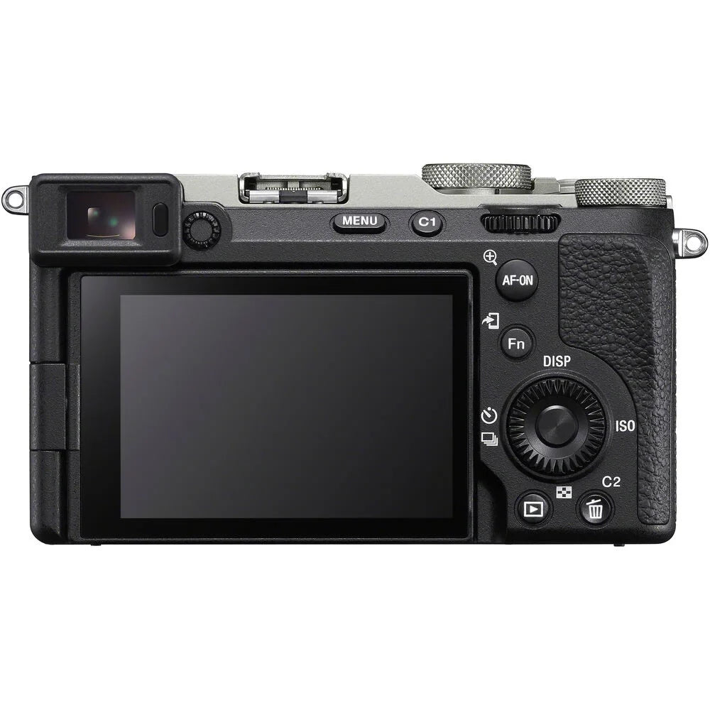 Sony a7C II Full Frame Mirrorless Camera Body with 28-60mm F4-5.6 Lens Silver ILCE-7CM2L/S Bundle with Deco Gear Photography Bag Case + Extra Battery + Charger + Tripod + Software Kit & Accessories