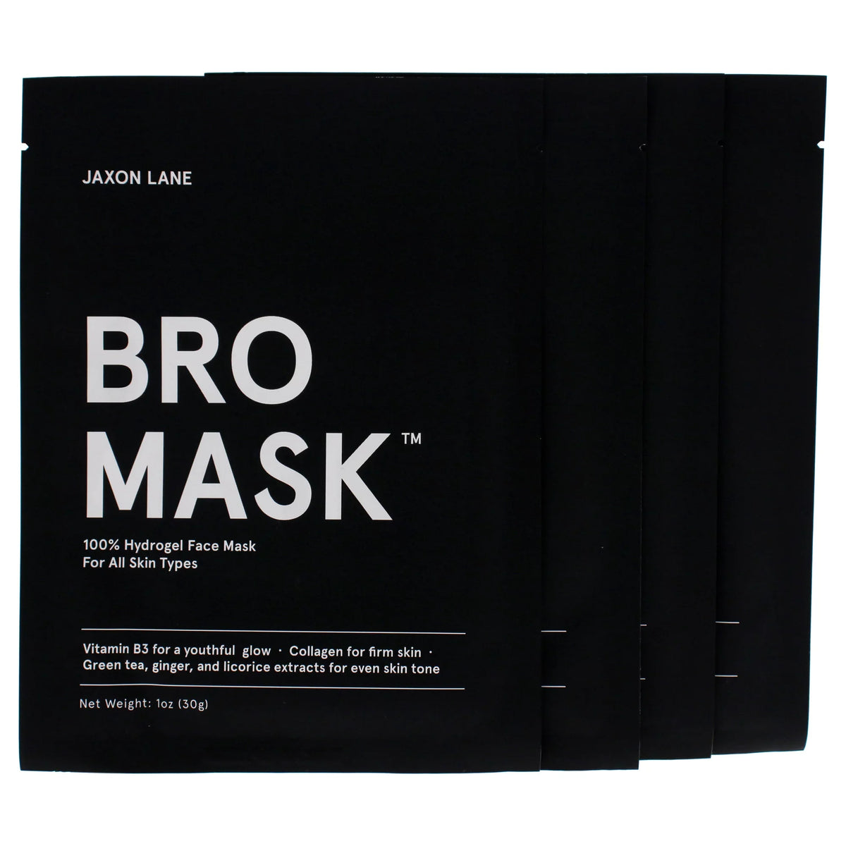 Jaxon Lane Bro Sheet Mask, 4 Pc Mask